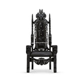 King Throne Chair - Black RENTAL